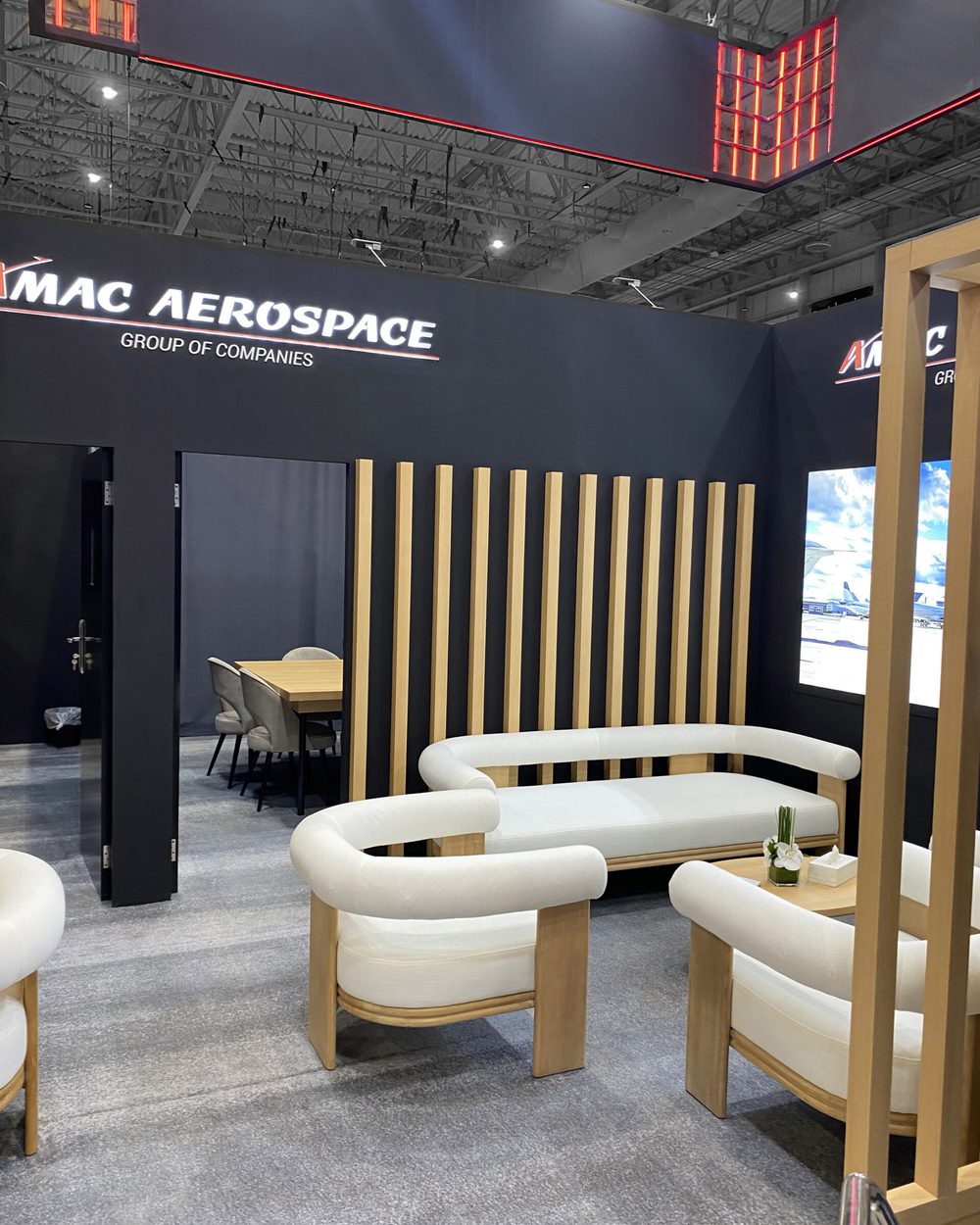 Stand AMAC Aerospace, Dubai Airshow 2025, 184 m²