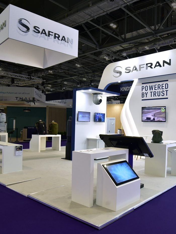 Stand Safran réalisé par STIK&CO