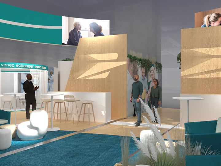 Stand LA POSTE / MAINCARE — SANTEXPO · PARIS