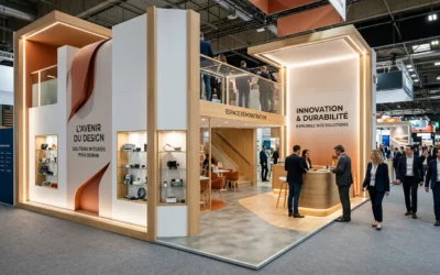 Création de stands d&rsquo;exposition design et contemporain