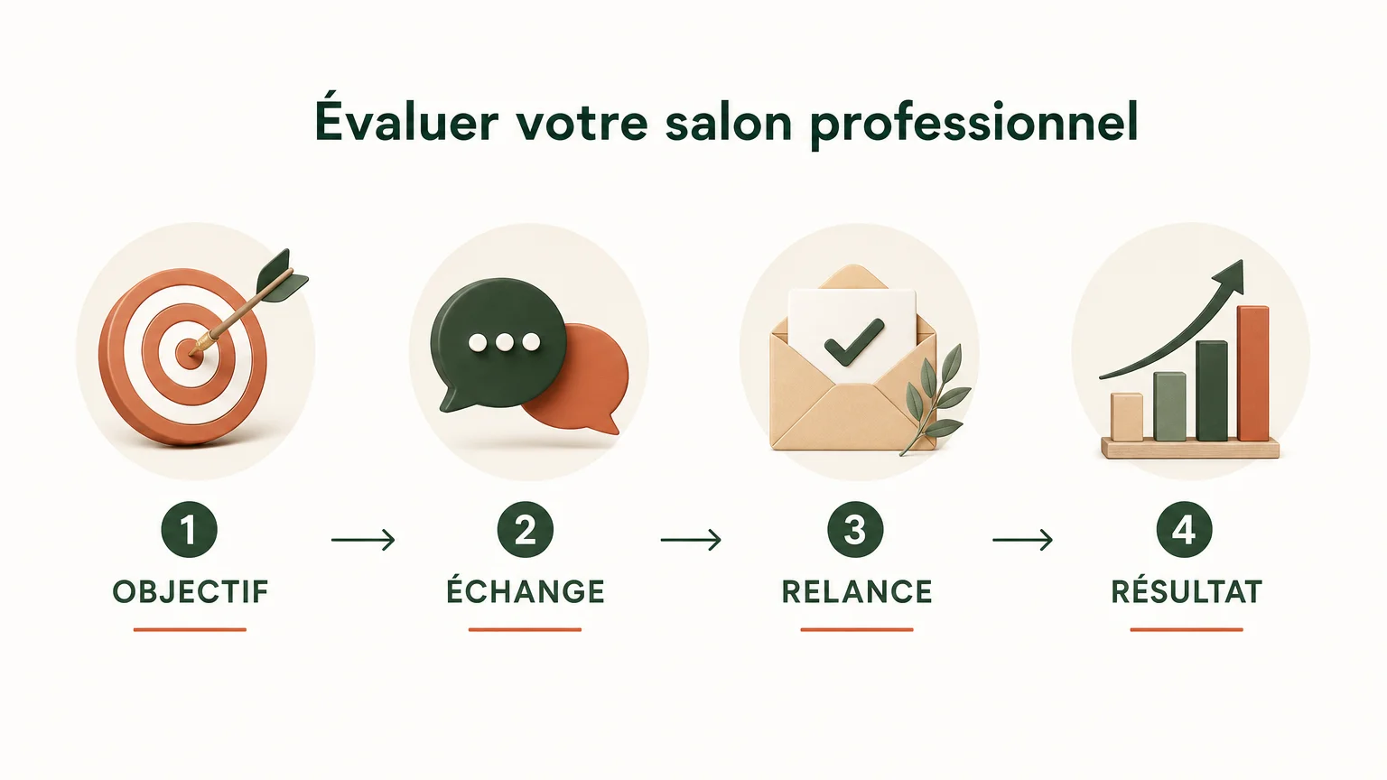 Checklist en quatre étapes pour mesurer les résultats d’un salon professionnel