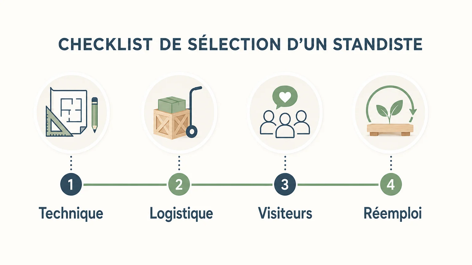 Checklist des critères pour choisir un standiste responsable