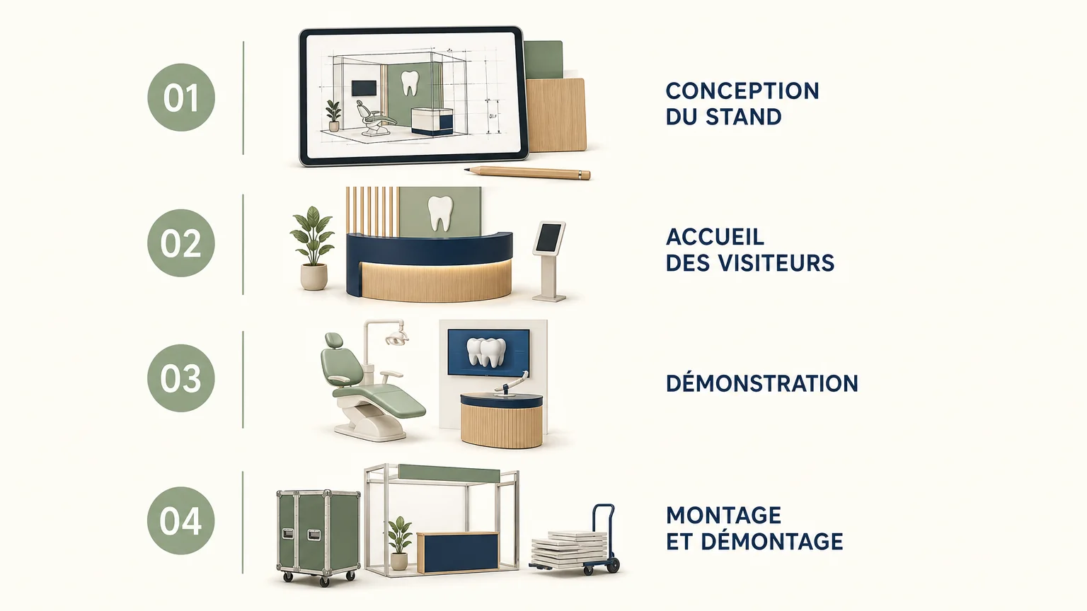 Checklist en quatre étapes pour préparer un stand au salon ADF