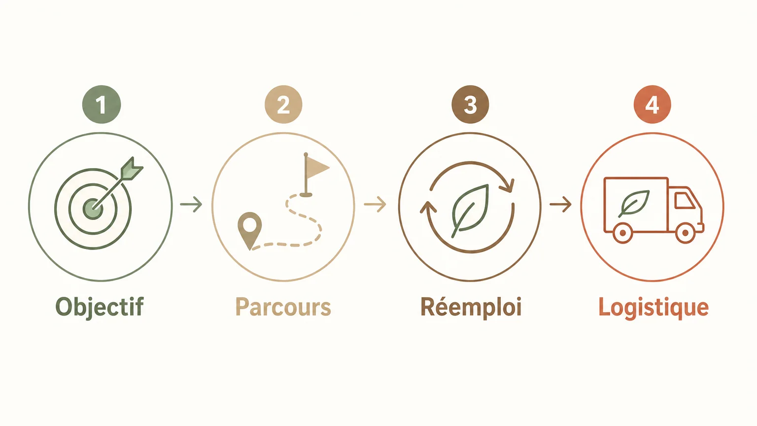 Checklist des critères pour concevoir un stand responsable