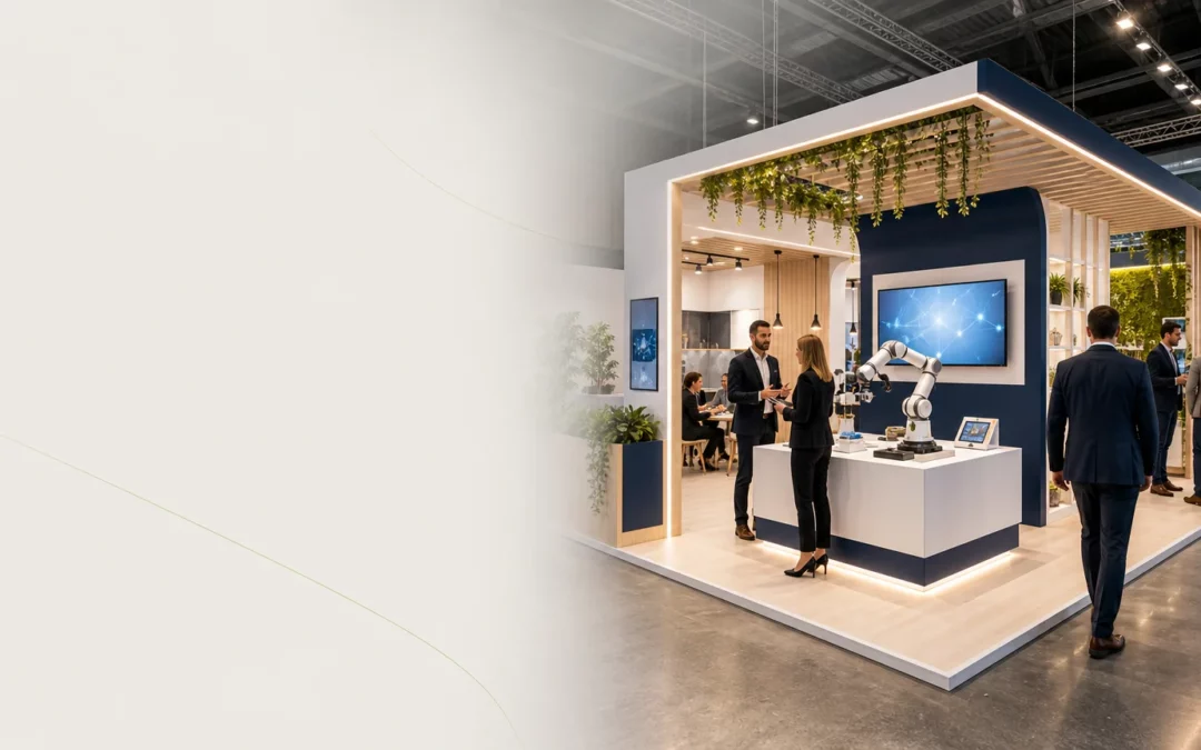 Stand d’exposition technologique sur mesure à Lyon pour le SIDO