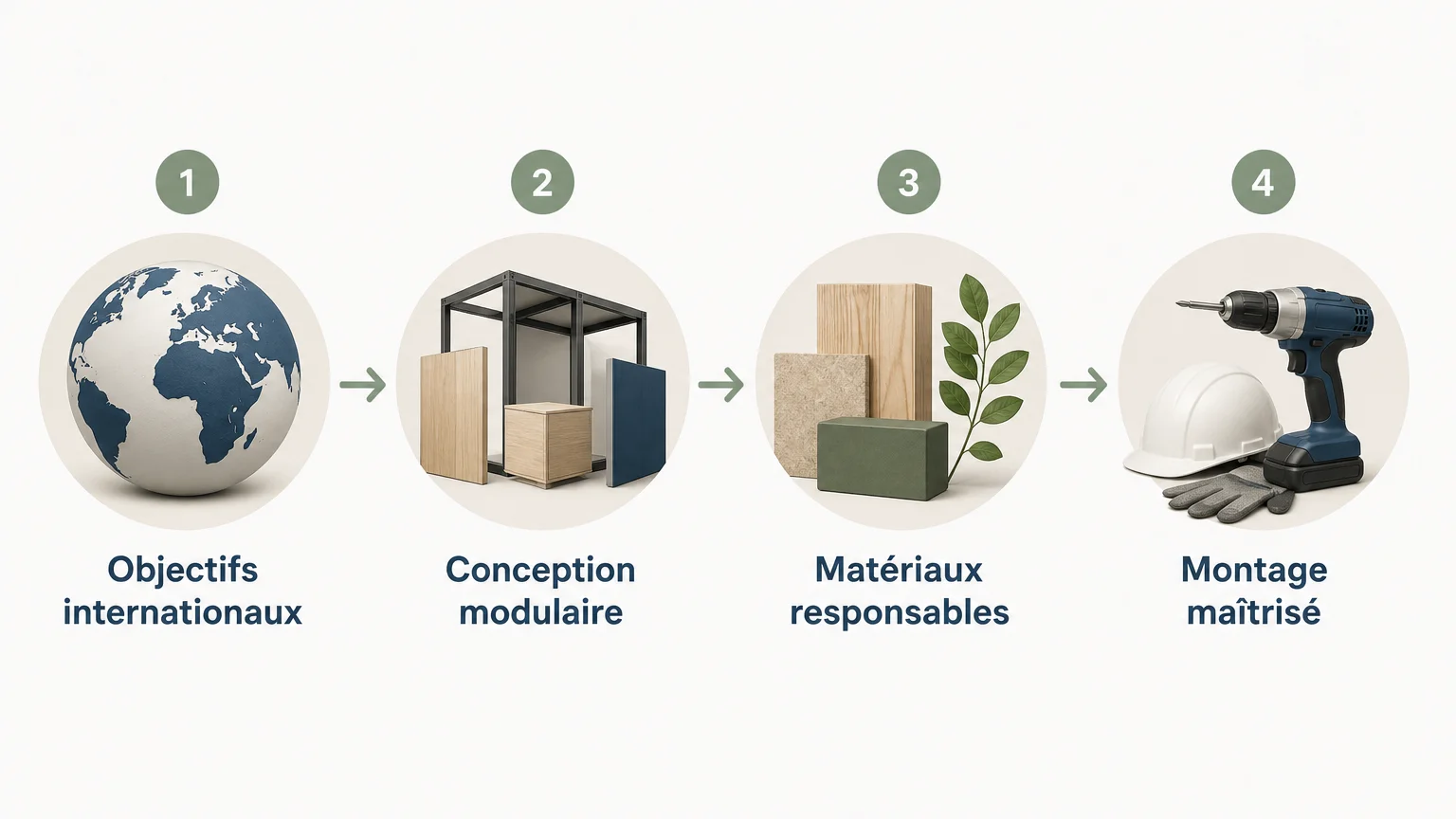 Checklist des critères pour un stand industriel responsable et international