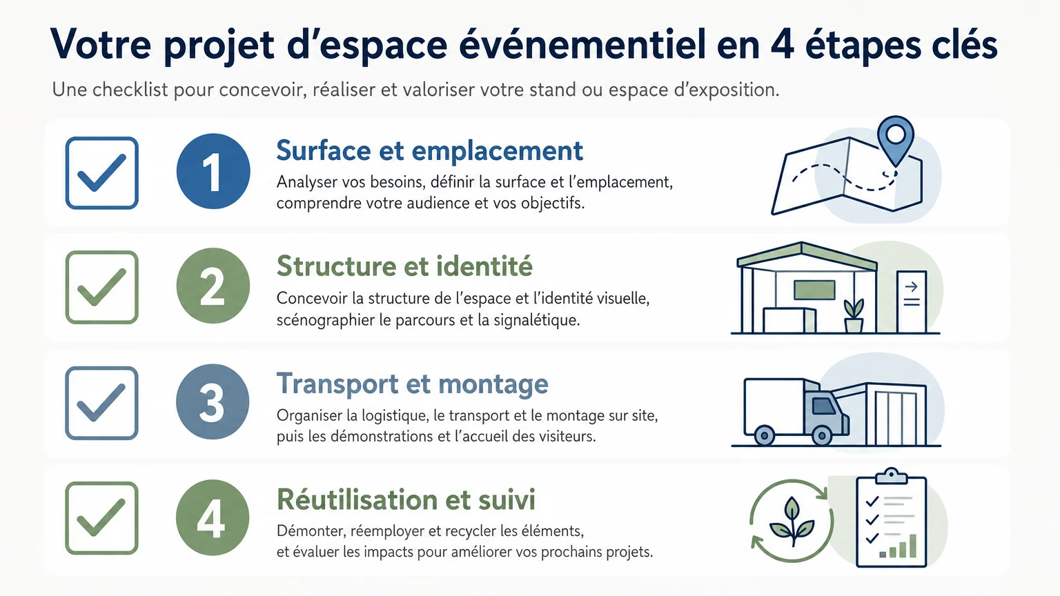 Checklist pour préparer le budget d’un stand international